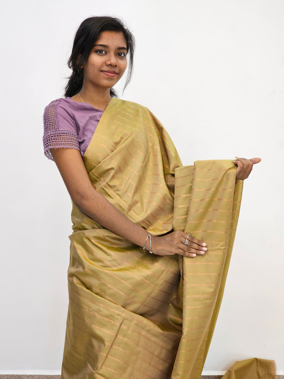 Kanchipuram Blended Mini Fancy Silk Sarees 717