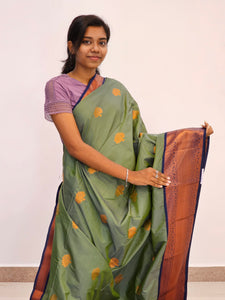 Kanchipuram Blended Mini Fancy Silk Sarees 732