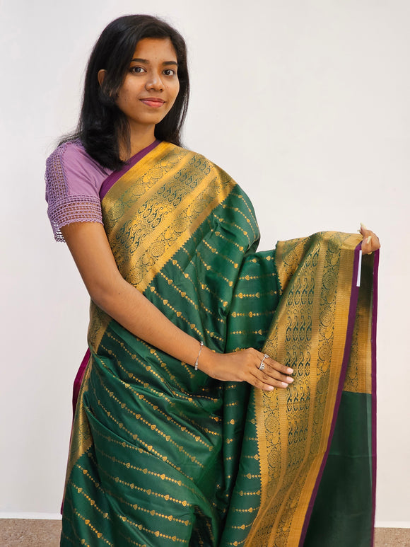 Kanchipuram Blended Mini Fancy Silk Sarees 751