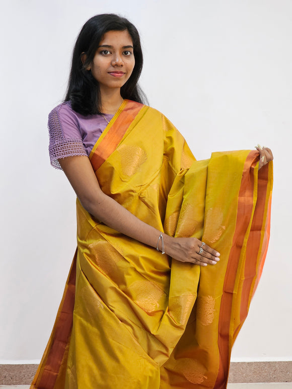 Kanchipuram Blended Mini Fancy Silk Sarees 758