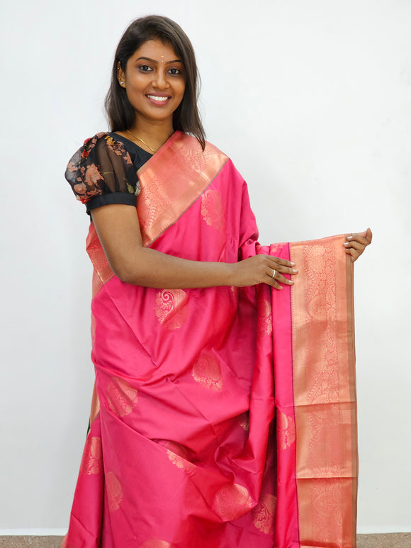 Kanchipuram Blended Mini Fancy Silk Sarees 776