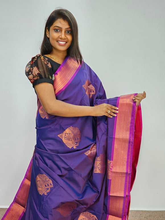 Kanchipuram Blended Mini Fancy Silk Sarees 787