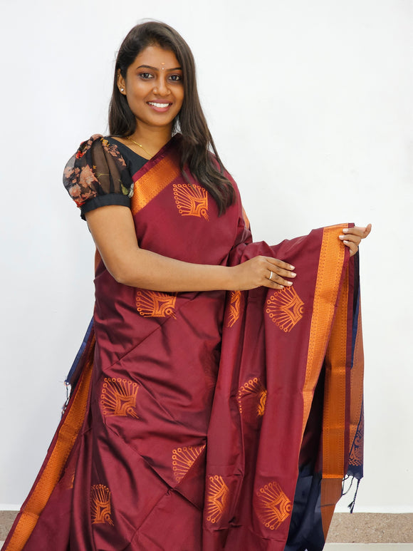 Kanchipuram Blended Mini Fancy Silk Sarees 794