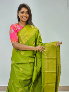 Kanchipuram Blended Mini Fancy Silk Sarees 834