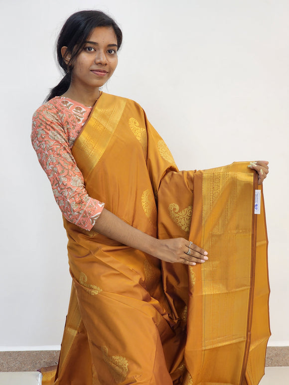 Kanchipuram Blended Mini Fancy Silk Sarees 876