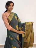 Kanchipuram Blended Mini Fancy Silk Sarees 877