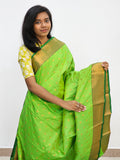 Kanchipuram Blended Mini Silver Fancy Silk Sarees 1053