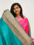 Kanchipuram Blended Mini Silver Fancy Silk Sarees 1142