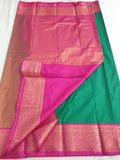 Kanchipuram Blended  Fancy Korvai Silk  Sarees 1376