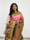 Kanchipuram Blended Korvai Bridal silk Saree 069