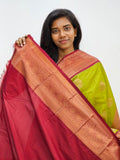 Kanchipuram Blended Korvai Bridal silk Saree 071