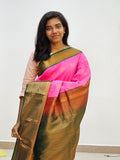 Kanchipuram Blended Korvai Bridal silk Saree 072