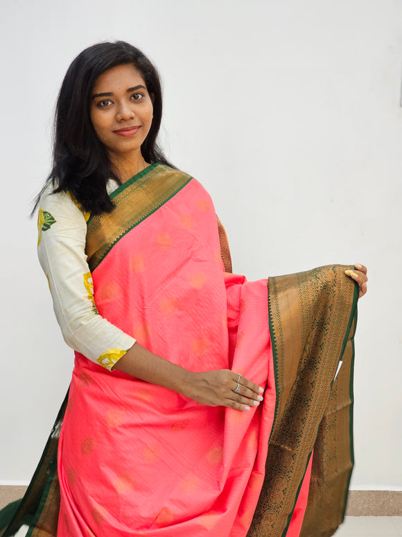 Kanchipuram Blended Bridal Silk Sarees 105