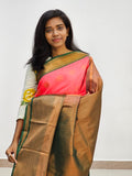 Kanchipuram Blended Korvai Bridal silk Saree 074