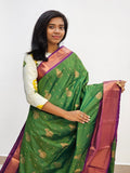 Kanchipuram Blended Korvai Bridal silk Saree 076