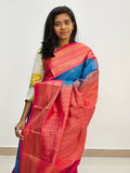 Kanchipuram Blended Korvai Bridal silk Saree 078