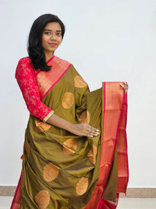 Kanchipuram Blended Bridal Silk Sarees 161