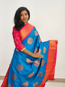 Kanchipuram Blended Bridal Silk Sarees 186