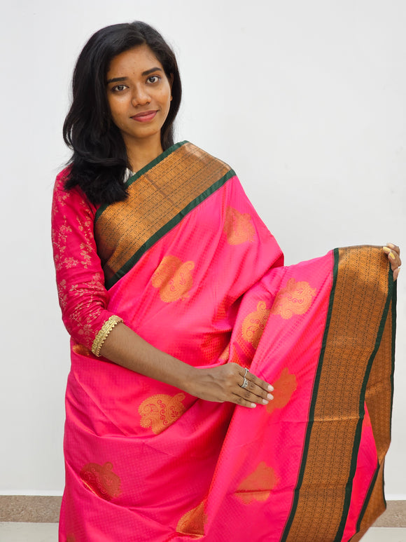 Kanchipuram Blended Bridal Silk Sarees 229