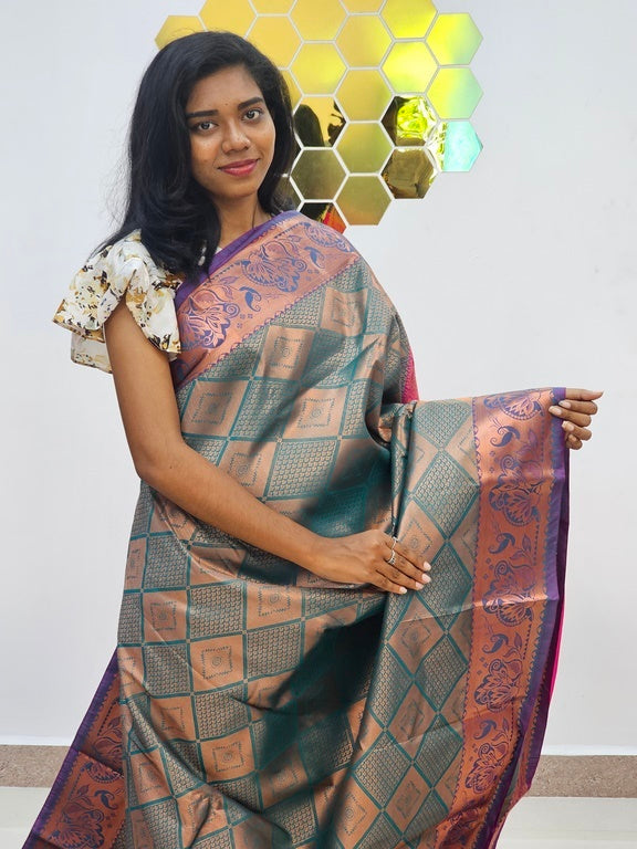 Kanchipuram Blended Bridal Silk Sarees 672