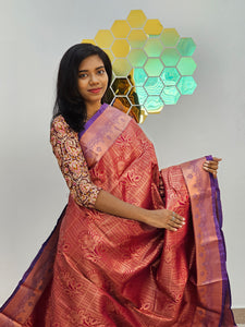 Kanchipuram Blended Bridal Silk Sarees 396