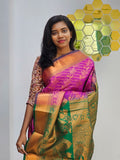 Kanchipuram Blended Bridal Silk Sarees 725