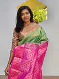 Kanchipuram Blended Bridal Silk Sarees 727