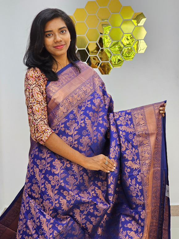 Kanchipuram Blended Bridal Silk Sarees 461