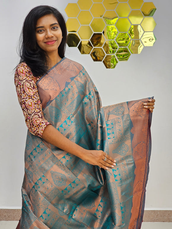 Kanchipuram Blended Bridal Silk Sarees 472