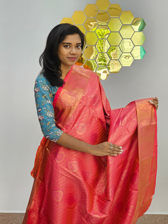 Kanchipuram Blended Bridal Silk Sarees 479