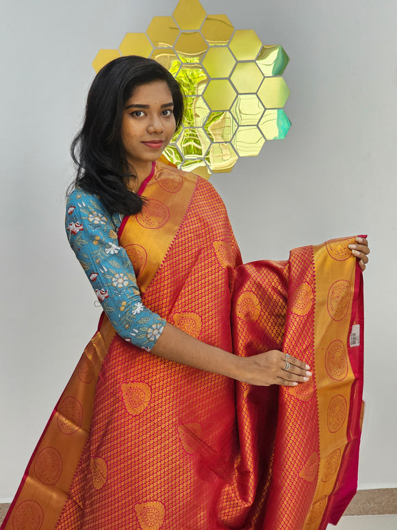 Kanchipuram Blended Bridal Silk Sarees 481