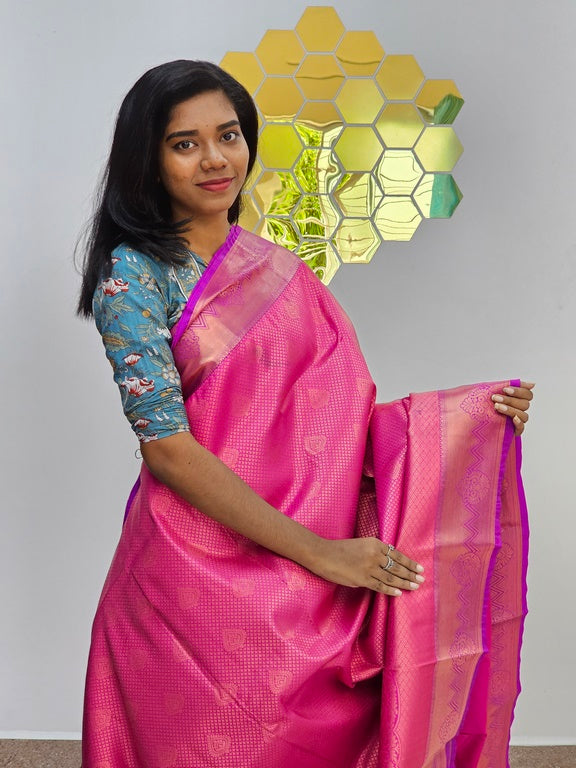 Kanchipuram Blended Bridal Silk Sarees 772