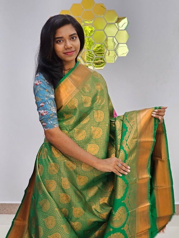 Kanchipuram Blended Bridal Silk Sarees 787