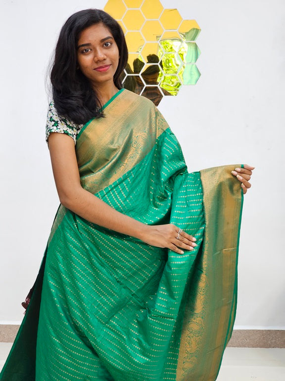 Kanchipuram Blended Bridal Silk Sarees 894