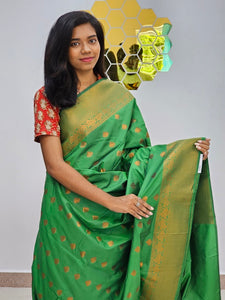 Kanchipuram Blended Bridal Silk Sarees 985