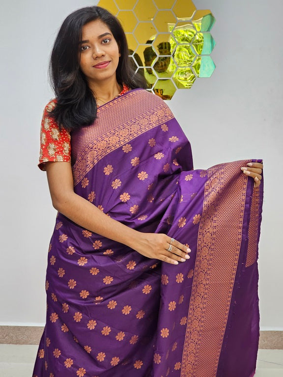 Kanchipuram Blended Bridal Silk Sarees 1003