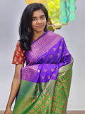 Kanchipuram Blended Bridal Silk Sarees 1029