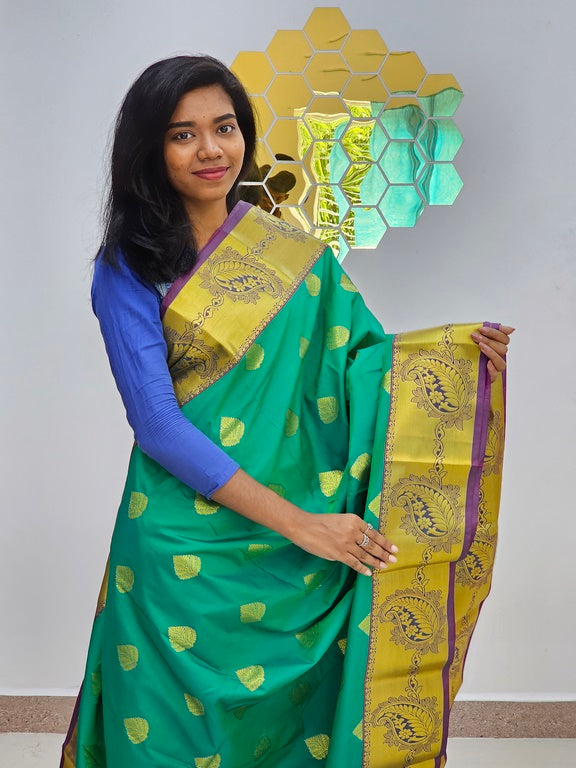 Kanchipuram Blended Bridal Silk Sarees 1184