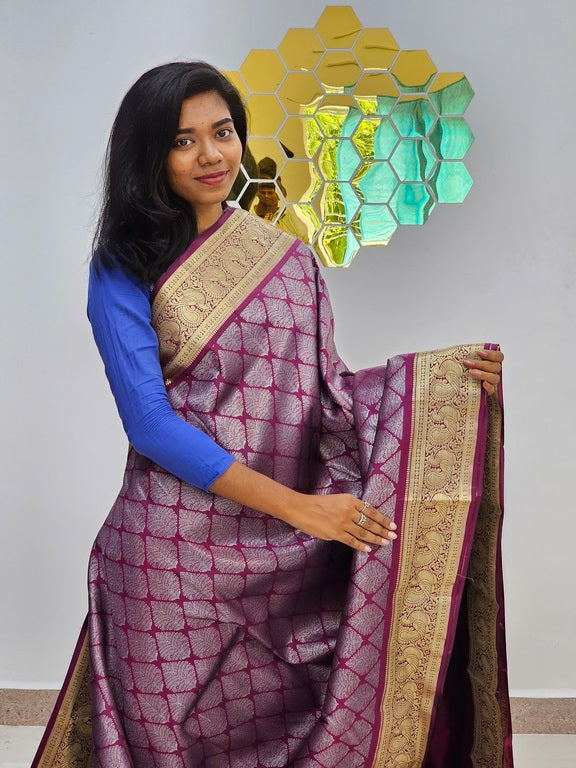 Kanchipuram Blended Bridal Silk Sarees 875