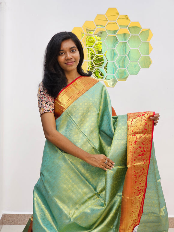 Kanchipuram Pure Handloom Tissue Silk Sarees 020