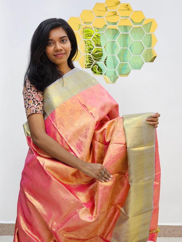 Kanchipuram Pure Handloom Tissue Silk Sarees 027