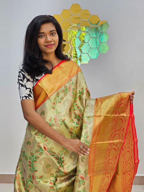 Kanchipuram Pure Handloom Tissue Silk Sarees 049