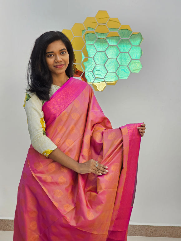 Kanchipuram Blended Gifted Silk Sarees 020