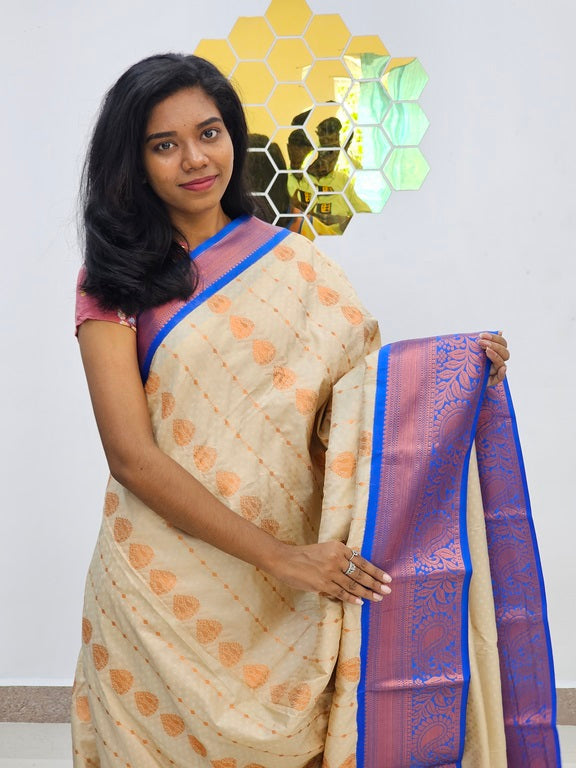 Kanchipuram Blended  New Korvai Silk Saree 1514