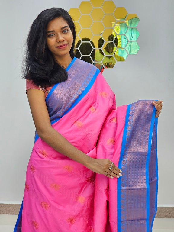 Kanchipuram Blended  New Korvai Silk Saree 1517