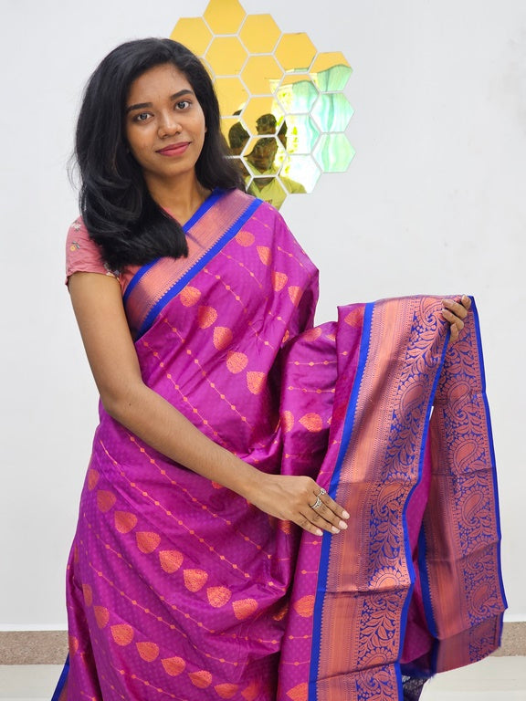 Kanchipuram Blended  New Korvai Silk Saree 1524