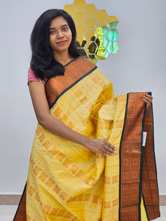 Kanchipuram Blended  New Korvai Silk Saree 1527