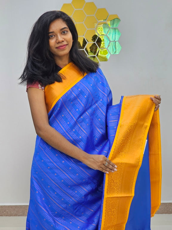 Kanchipuram Blended  New Korvai Silk Saree 1528