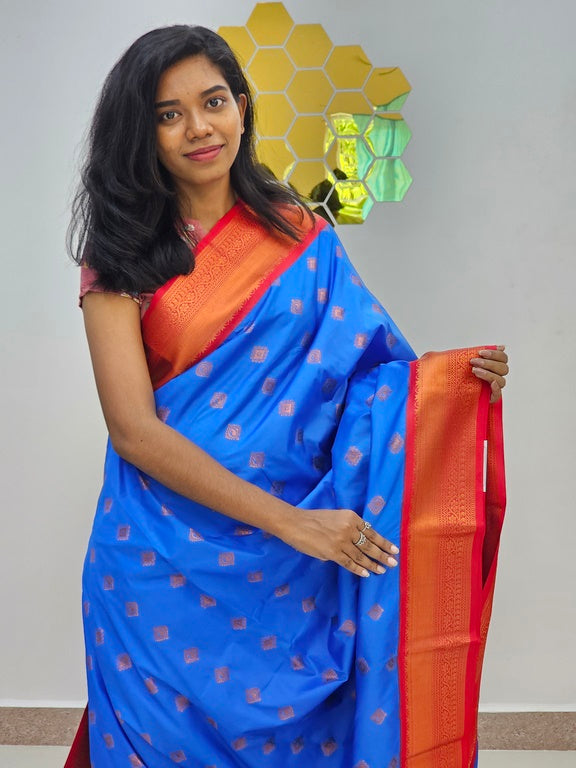 Kanchipuram Blended  New Korvai Silk Saree 1530