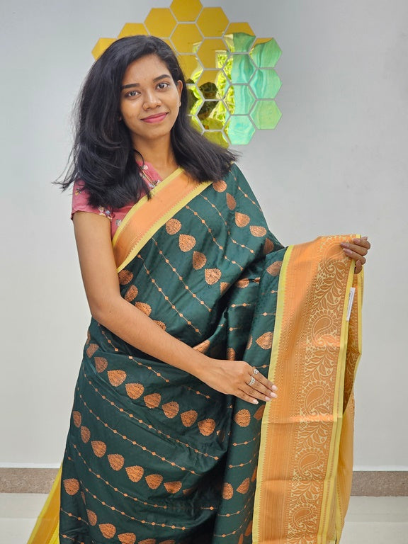 Kanchipuram Blended  New Korvai Silk Saree 1531